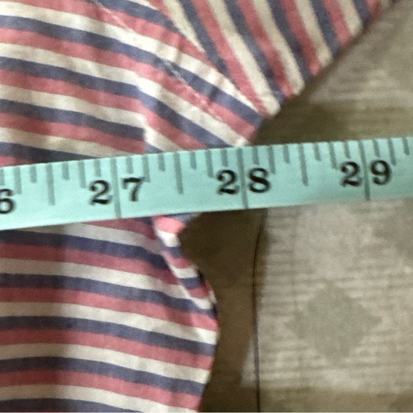 U.S. Polo Assn. #11694 NEW Men's Striped Short Sleeve Button Up Woven Shirt - Picture 7 of 9
